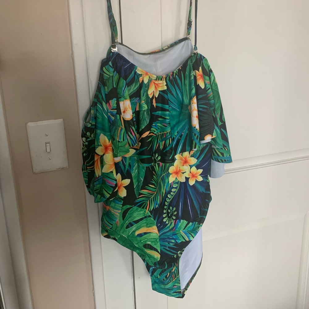 Jungle themed bathing suit